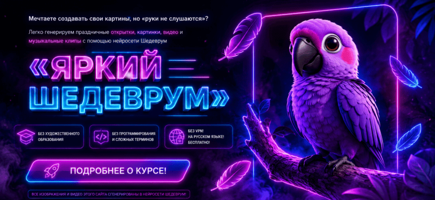 Видеокурс Татьяны Черновой "Яркий Шедеврум"