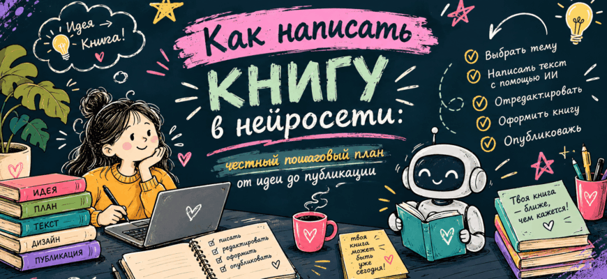 Как написать книгу в нейросети